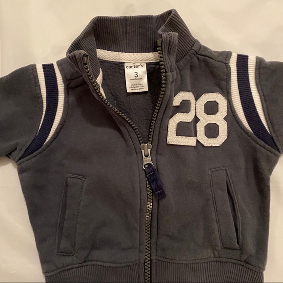 4 For $10.   Carters Zip Up Sweatshirt - Picture 3 of 4